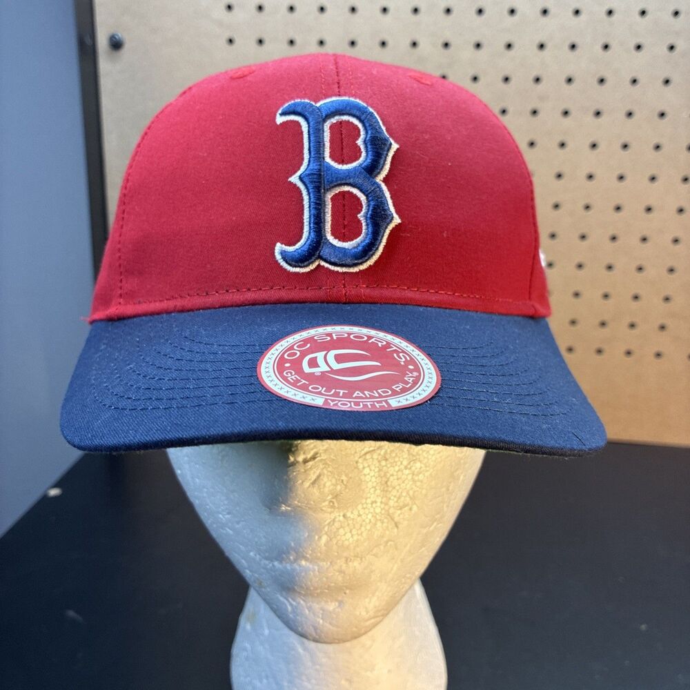 OC Sports Boston Redsox Snap Back Hat Cooperstown Collection Youth